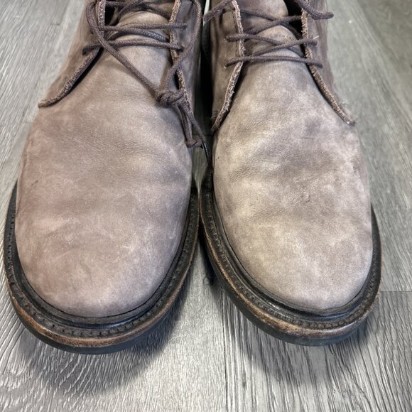 ALLEN EDMONDS Mens Surrey Weather Proof Chukka Boot Brown Suede Sz 9.5D USA Made main image 7